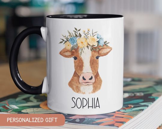 Discover Cow Mug - Personalized Gift for Cow Lovers