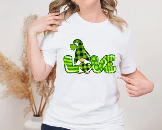 Discover Love Gnome St. Patrick's Day Shirt