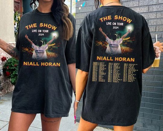 Discover Live on tour 2024 Niall Horan Shirt, The show Niall Horan Tracklist Graphic Sweatshirt, Niall Horan Gift for men women tshirt