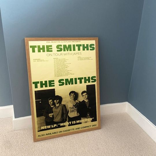 Discover The Smiths Band Vintage Poster