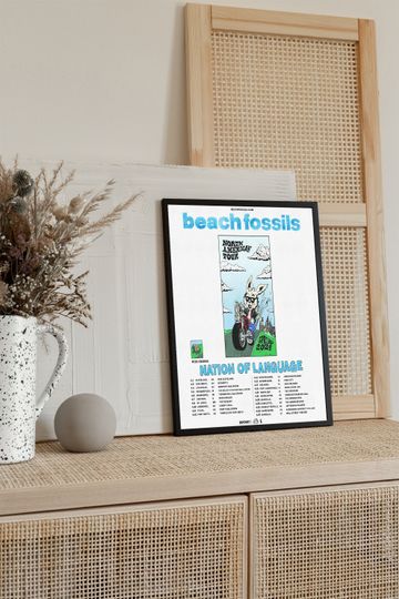 Discover Beach Fossils & Nation of Language touring together this spring 2024 Poster