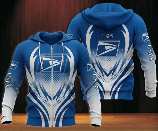 Discover Postal Service Hoodie, Postal Worker 3D Printed Zip Hoodie
