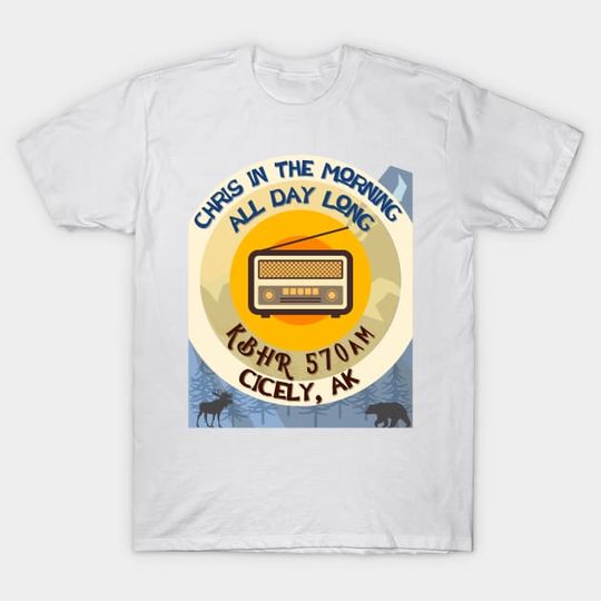 Discover KBHR Chris in the Morning Vintage Radio - Northern Exposure - T-Shirt