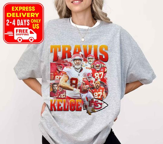 Discover Travis Kelce Vintage 90s T-Shirt