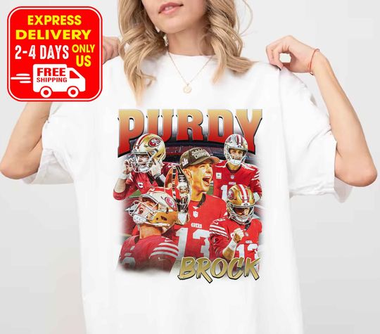 Discover Brock Purdy Vintage 90s Shirt, Go Taylors Boyfriend T-Shirt