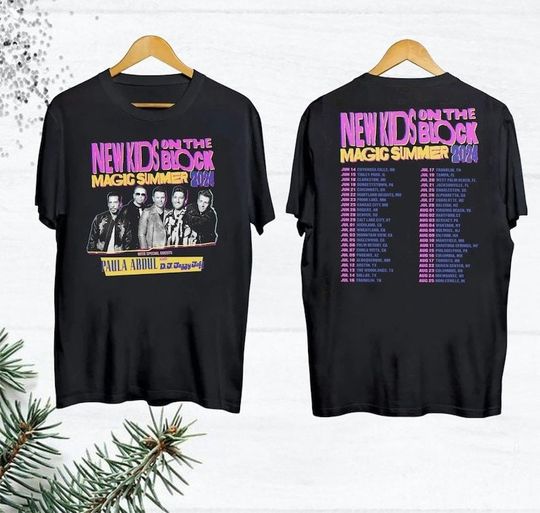 Discover NK on The Block The Magic Summer Tour 2024 Shirt
