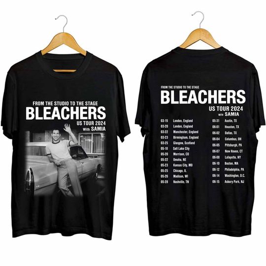 Discover Bleachers US Tour 2024 Shirt, Bleachers Fan Gift Shirt