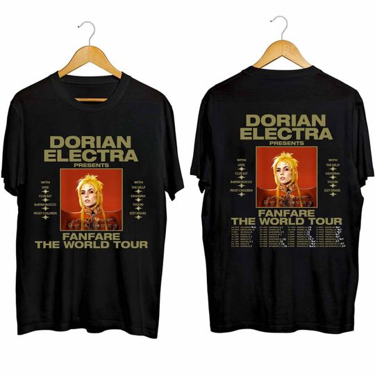 Discover Dorian Electra Fanfare World Tour 2024 Shirt