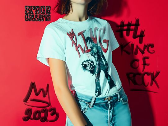 Discover Vintage Elvis Presley Merch: Rock 'n Roll T-Shirt
