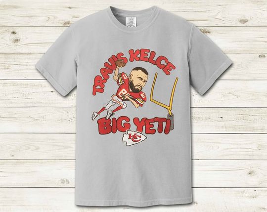 Discover Travis Kelce Big Yeti Shirt T-Shirt