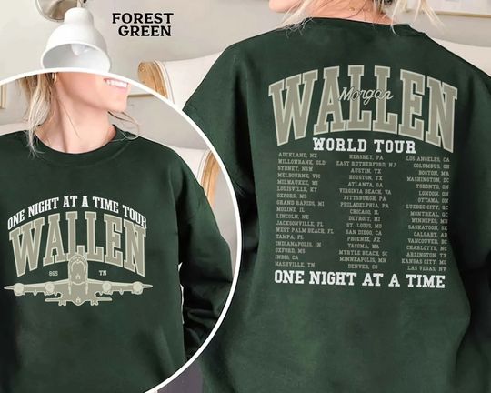 Discover Wallen Western - One Thing At A Time tour Shirt, One Thing At A Time merch Sweatshirt