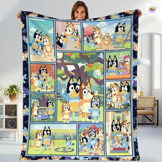 Discover BlueyDad Blanket, BlueyDad Family Blanket