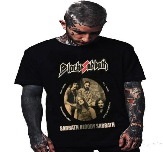 Discover Black Sabbath- Bloody Sabbath rock punk T-shirt