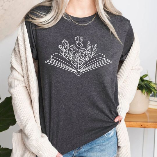 Discover Wildflowers Book Shirt, Wildflowers Lover Shirt, Book Lovers T-shirt