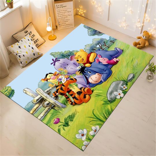 Discover Cute Friends Kids Room Rug