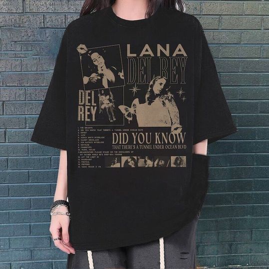 Discover Lana Del Rey Vintage Shirt, Music Tour 2024 Shirt