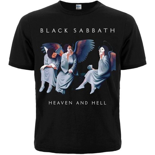 Discover Black Sabbath "Heaven and Hell"  Black T-Shirt