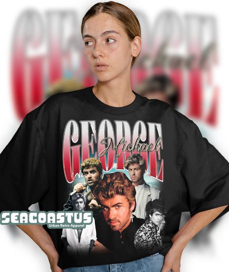 Discover Limited George Michael Vintage T-Shirt, George Michael Graphic T-shirt