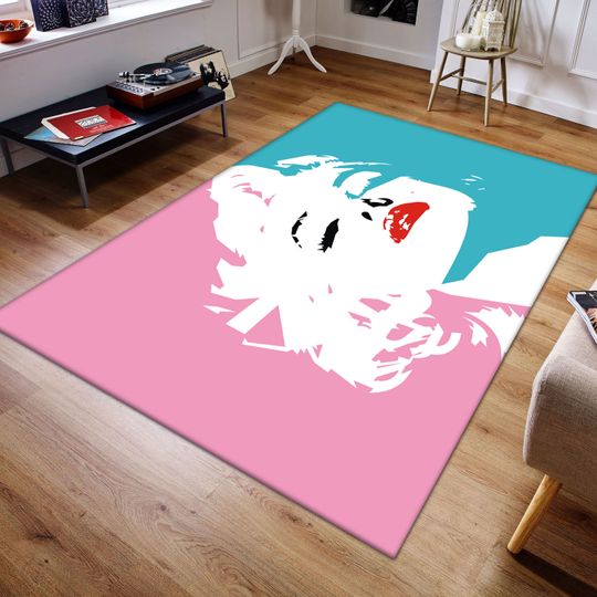 Discover Marilyn Monroe Rug, Marilyn Monroe Decor, Minimalist Art, Populer Rug, Famous Rug