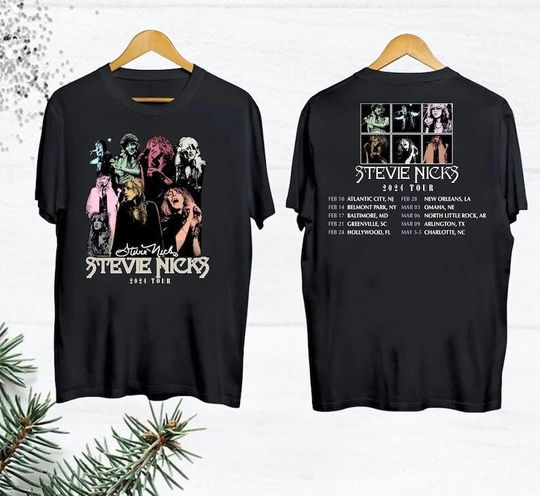 Discover 90s Vintage Stevie Nicks T-Shirt, 2024 Stevie Nicks Live In Concert T-Shirt