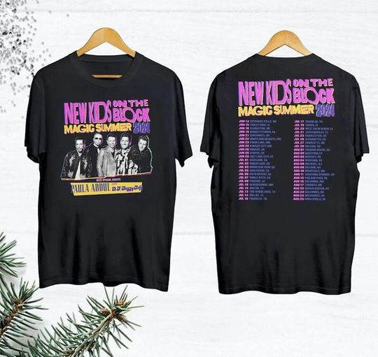 Discover NK on The Block The Magic Summer Tour 2024 Shirt