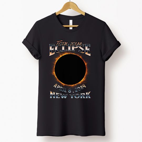 Discover Total solar eclipse 2024 New York I Was There Shirt