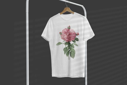 Discover Aesthetic Floral Print Flora Art T-Shirt