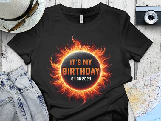 Discover Total Solar Eclipse 2024 Shirt For Boys and Girls, April 8 2024 Totality Shirt