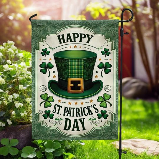 Discover St. Patricks Day Garden Flag, The Irish Saint Patricks Flag