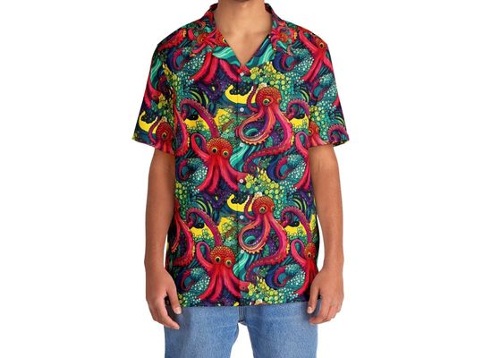 Discover Vibrant Octopus Hawaiian Shirt
