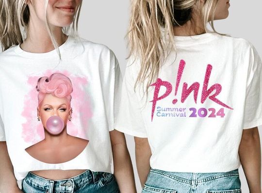 Discover Pink Summer 2024 Tour Shirt Pink Fan Lovers Music