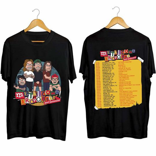 Discover The Devil Wears P.ra.da Metalcore Dropouts 2024 Tour T-Shirt