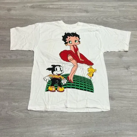 Discover Vintage 1990s Betty Boop Marylin Monroe Shirt