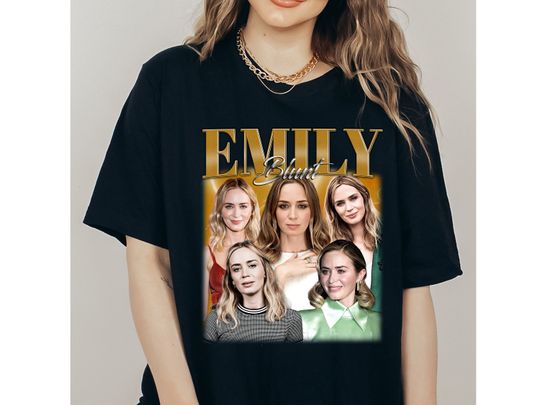 Discover Emily Blunt Shirt, Emily Blunt T-Shirt, Vintage Tshirt