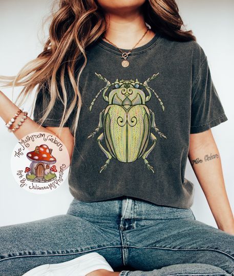 Discover Bugs Plants Gardening Nature Vintage Insects T-shirt