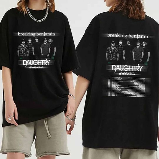 Discover Breaking Benjamin US Tour 2024 Shirt, Breaking