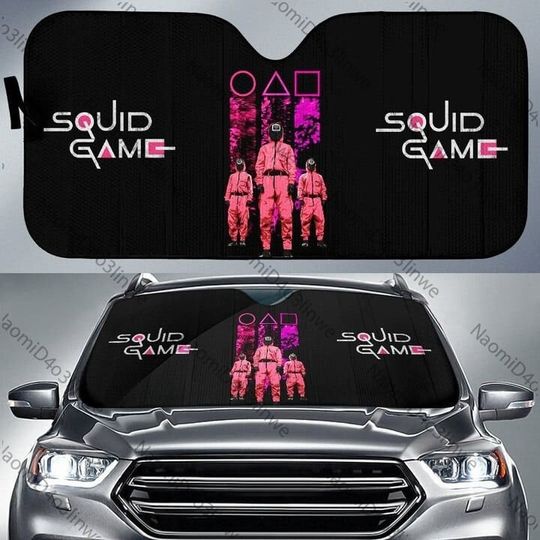 Discover Squid Cosplay Movie Car Sunshade
