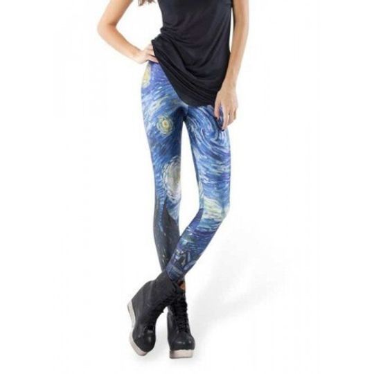 Discover Van Gogh Starry Night Leggings