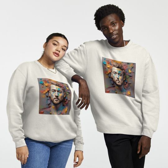 Discover Justin Timberlake`s face Pullover Sweatshirt