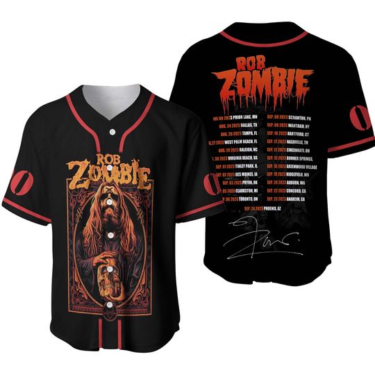 Discover Rob Zombie Jersey, Rob Zombie Baseball Jersey