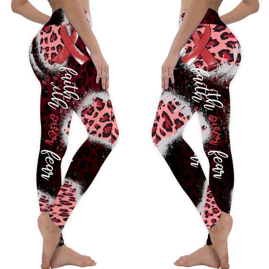 Discover Stroke Awareness Ribbon Leggings