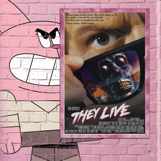 Discover THEY LIVE Poster Premium Matte Vertical Poster