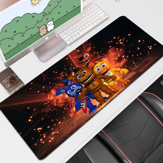 Discover FNAF Five Nights at Freddy's Desk Mat, Horror Desk Mat