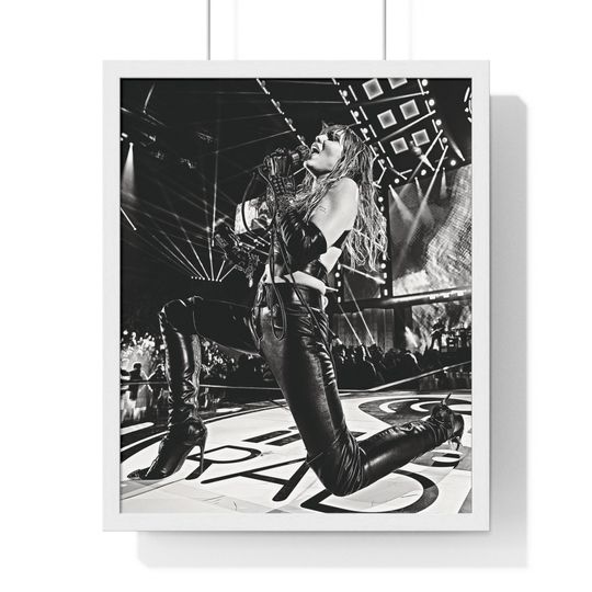 Discover Miley Cyrus on Music Festival Stage Poster