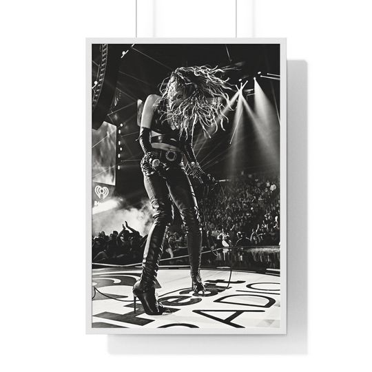 Discover Miley Cyrus on Music Festival Stage Poster