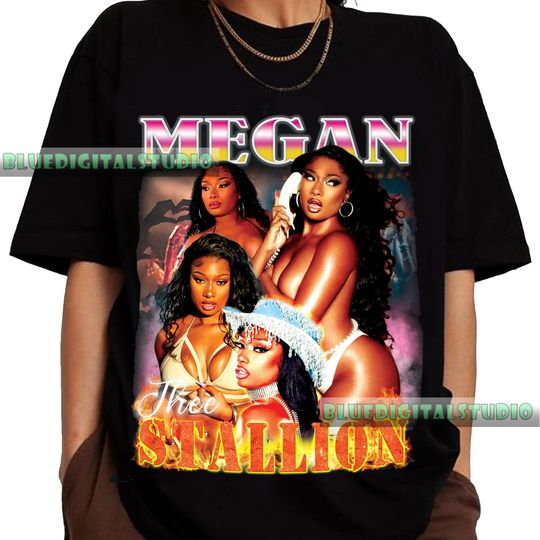 Discover Megan Thee Stallion Shirt, Vintage Megan Thee Stallion Shirt