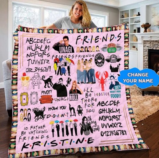 Discover Personalized Friends Movie Series Blanket, sitcom Friends TV Series