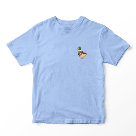 Discover Cute Little Duckling Chest Print Logo T-Shirt