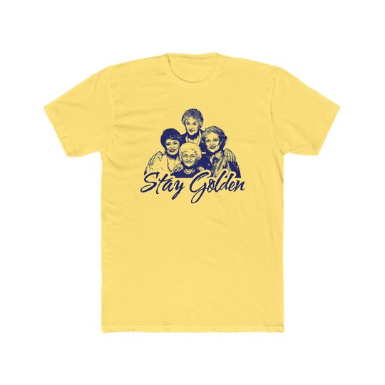 Discover Stay Golden T-Shirt - Bella/Canvas Jersey Cotton