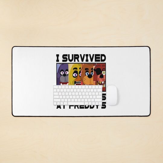 Discover FNAF Five Nights at Freddy's Desk Mat, Horror Desk Mat